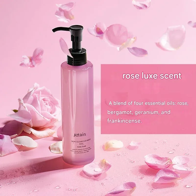Attenir Skin Clear Cleansing Oil – Rose Luxe Scent (6.9 fl oz / 175 ml)