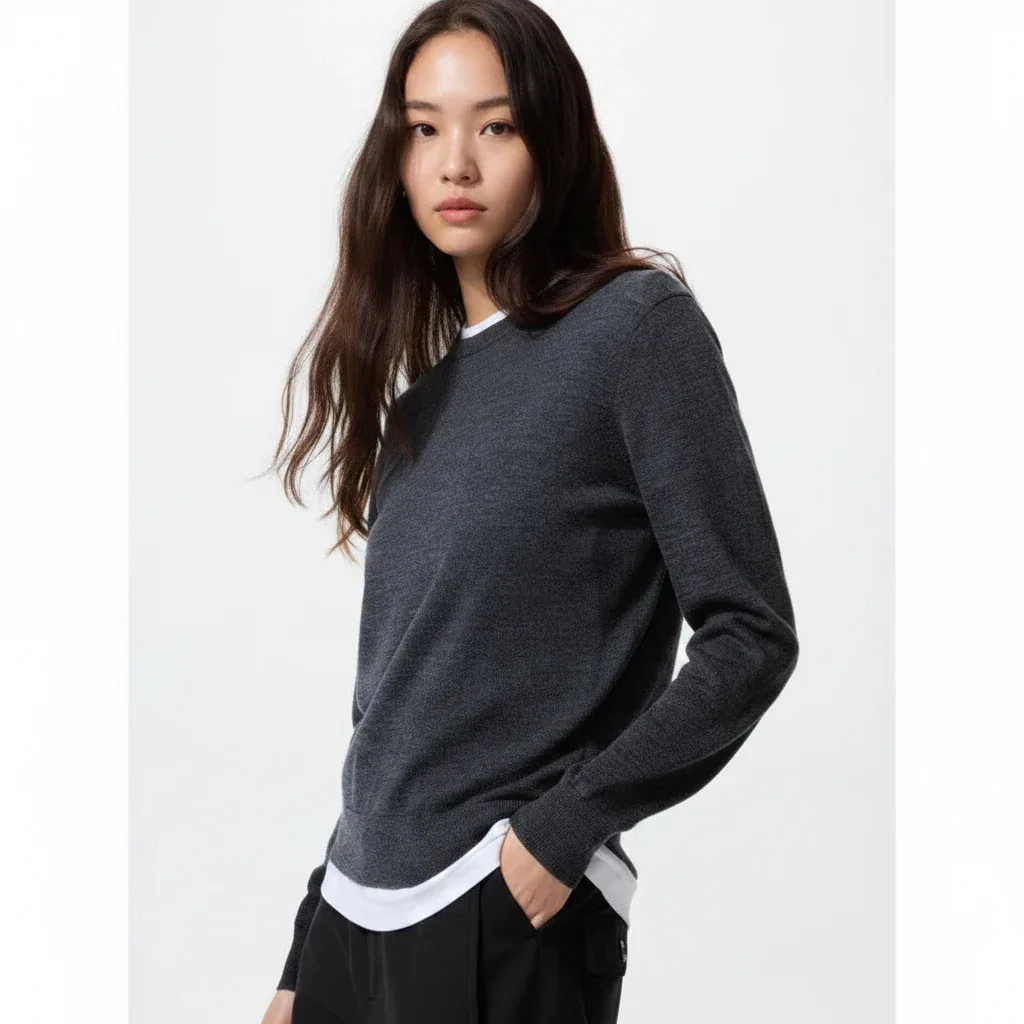 UniQlo Merino Crew Neck Sweater 478330 Japan best brand
