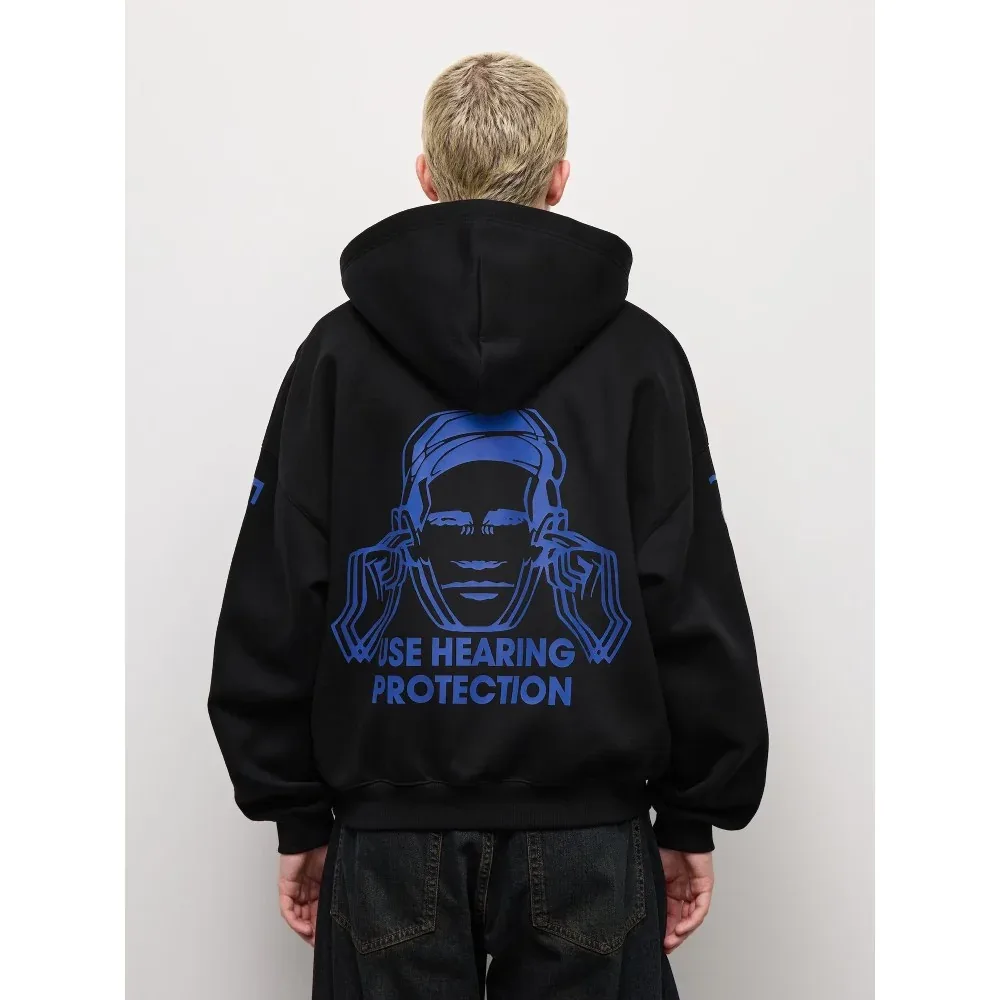 GU Heavyweight Sweatshirt Full-Zip Parka Factory Records PF 361482 Japan best brand
