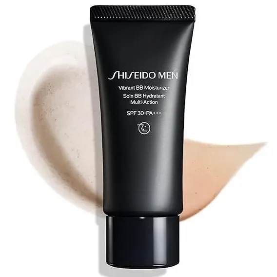 SHISEIDO MEN Vibrant BB Moisturizer 40g | Brightening BB Cream for Men | SPF 25+