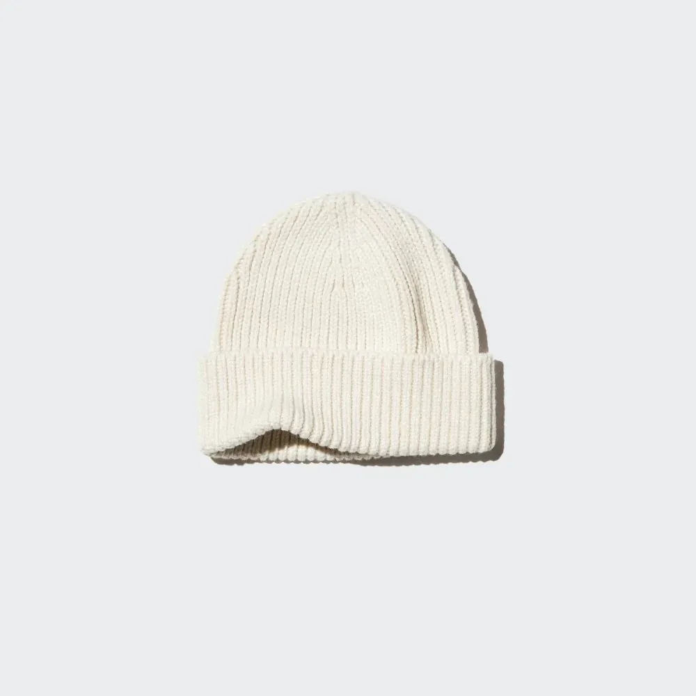 UniQlo Heattech Rib Beanie 486191 Japan best brand