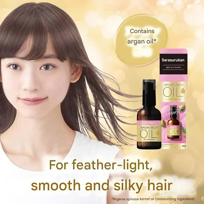 LUCIDO-L Hair Treatment Argan Rich Oil. Enhancing Formula 60ml