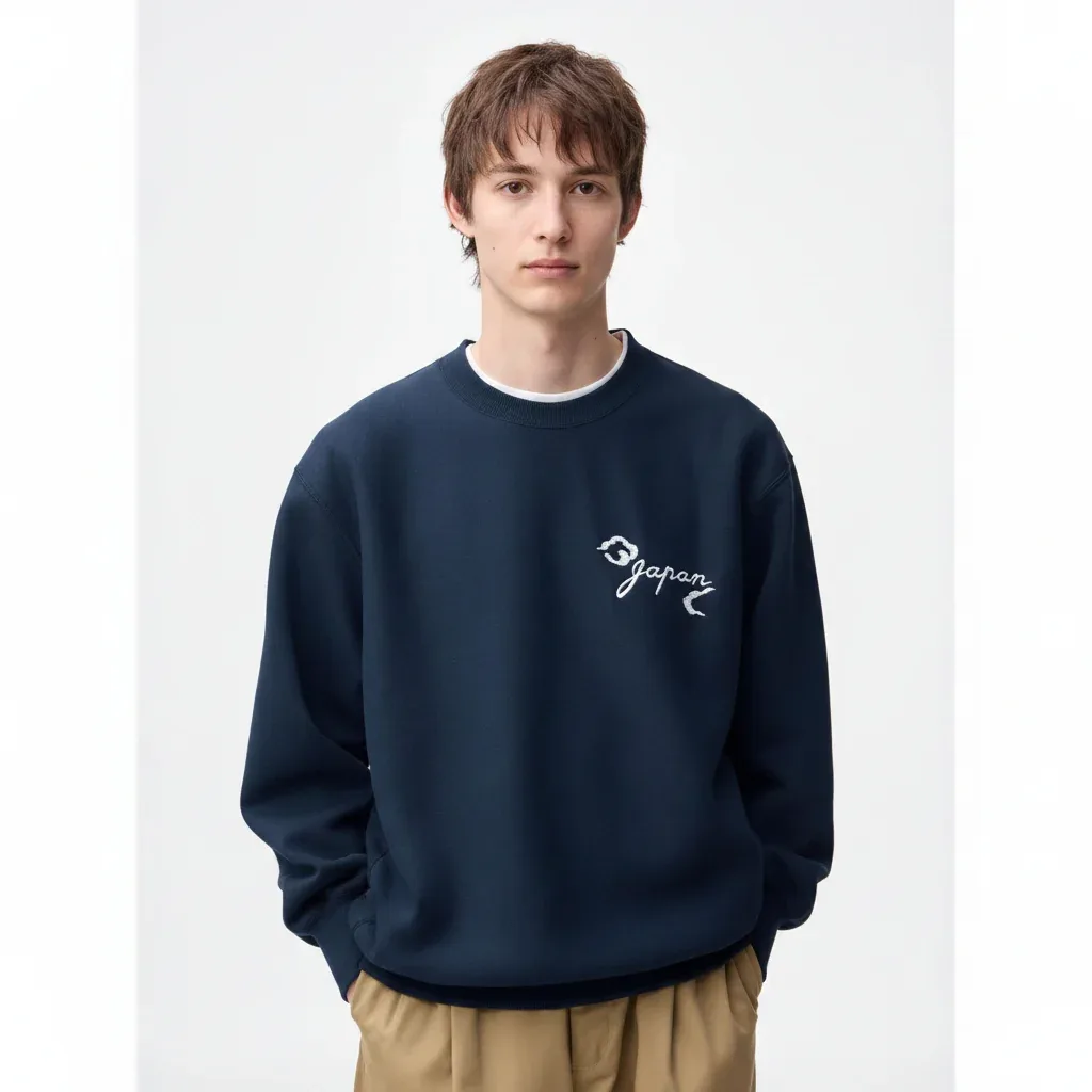 UniQlo Heavyweight Sweat Pullover Hiromichi Yokochi 358593 Japan best brand