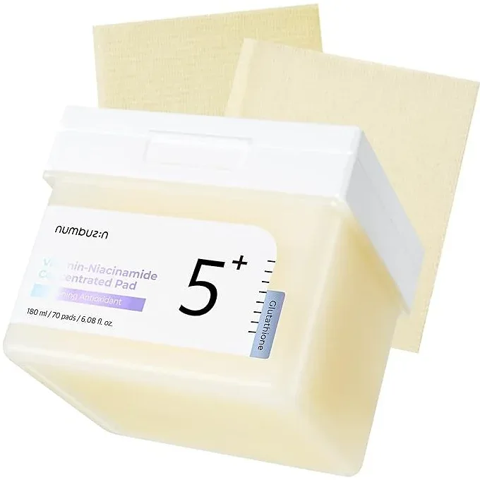 Numbuzin No.5 Vitamin-Niacinamide Concentrated Pad — 70 Sheets / 180 ml