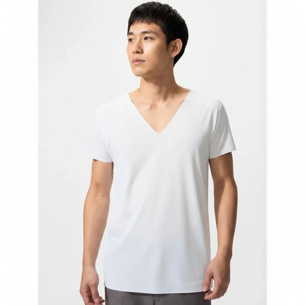 UniQlo AIRism Deodorant Mesh V-Neck T-Shirt (Men) 477771 Japan best brand