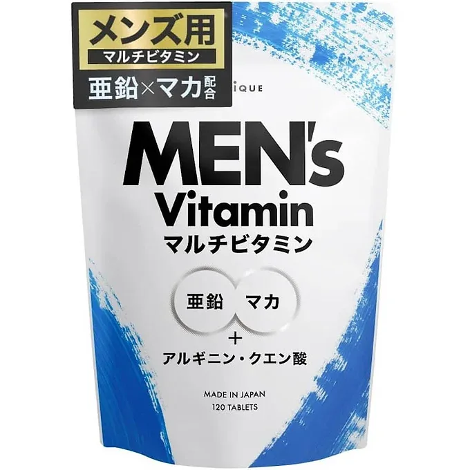 AMBiQUE Men's Multivitamin with Zinc, Maca, and Arginine 120 tablet