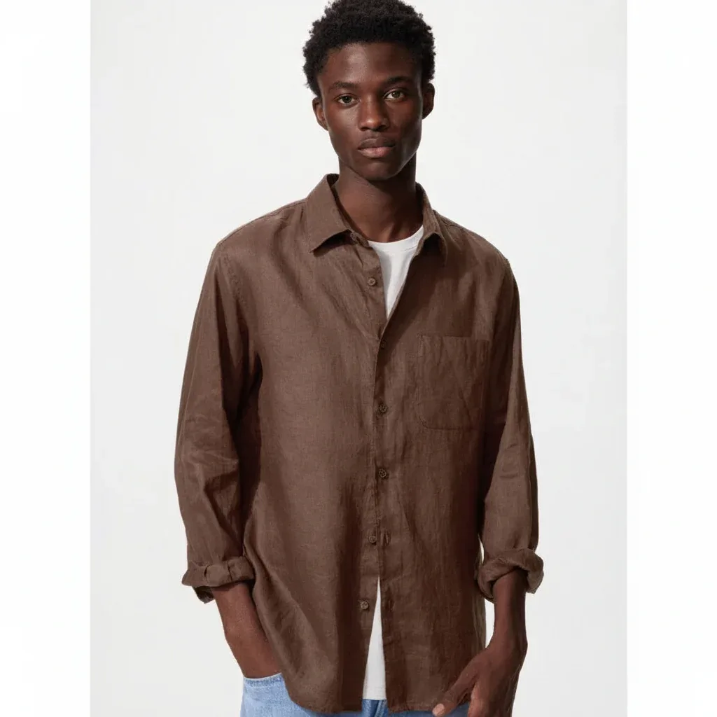 UniQlo Premium Linen Shirt 482431 Japan Best Brand