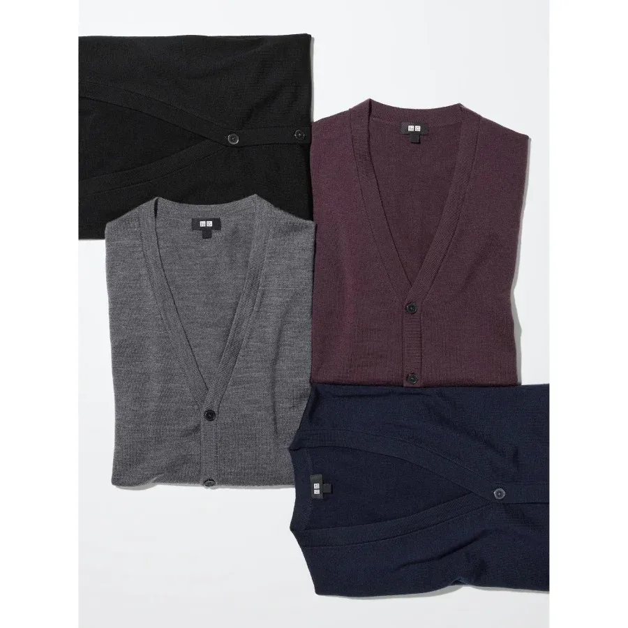 UniQlo Merino V-Neck Cardigan 478539 Japan best brand