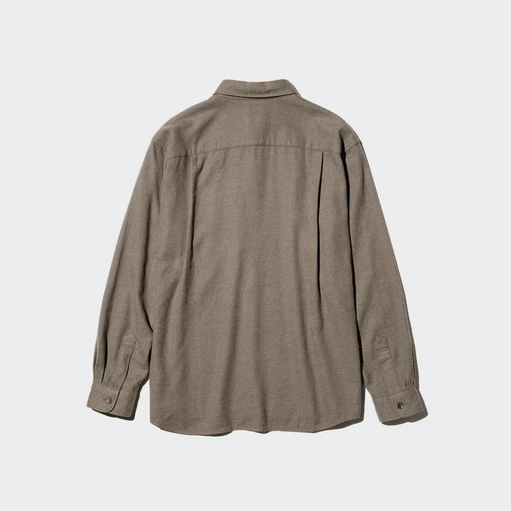 UniQlo Flannel Shirt / Heather 486600 Japan best brand