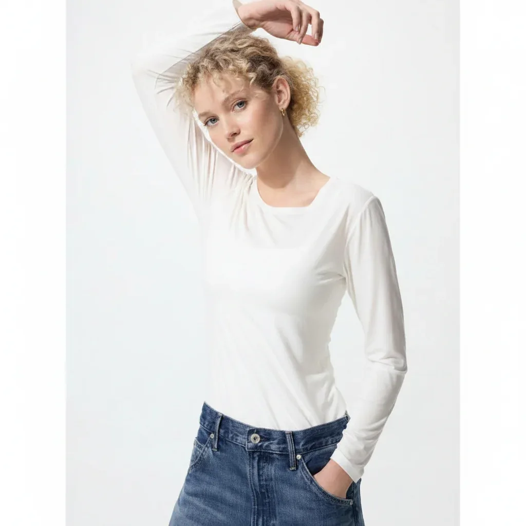 UniQlo Heattech Crew Neck T-Shirt 478940 Japan best brand