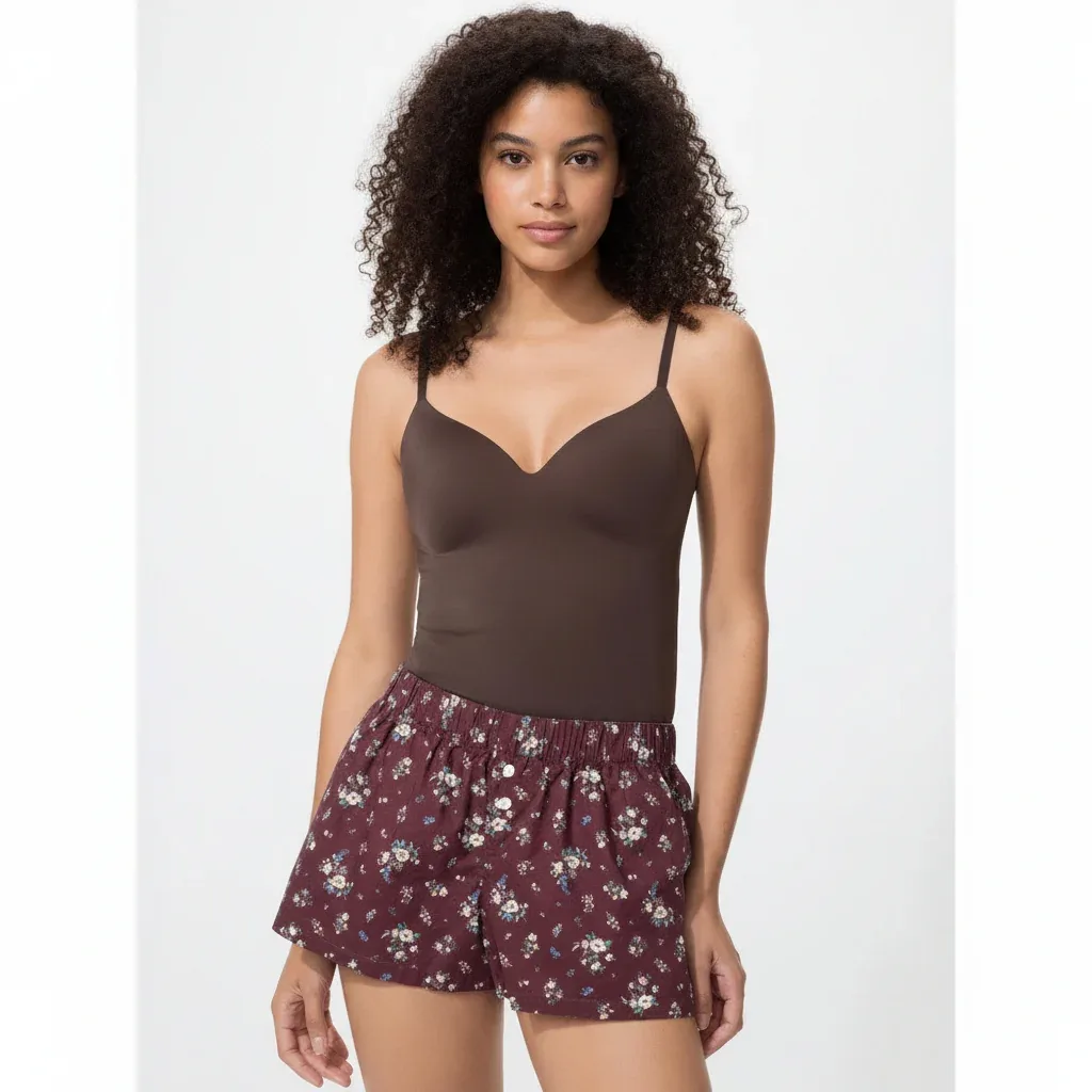 UniQlo AIRism Seamless V-Neck Bra Camisole 487178 Japan best brand