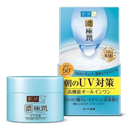 Hada Labo Sunscreen Hyaluronic Gel for the Face with SPF 50+ PA Koi-Gokujyun UV 90g