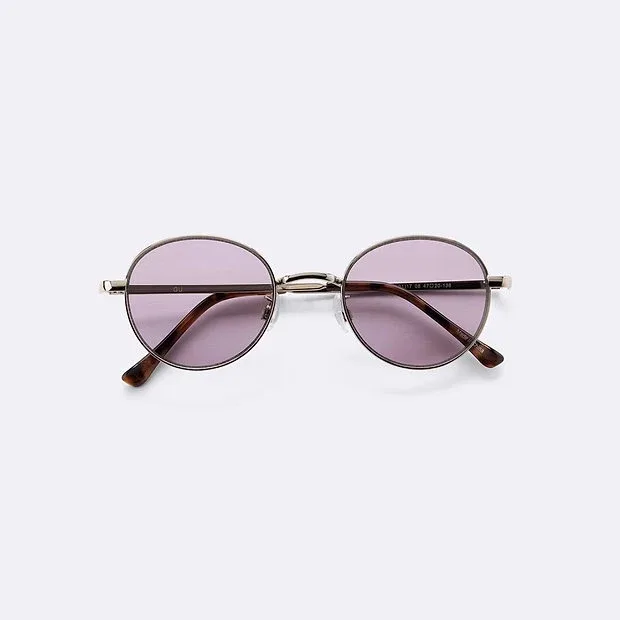 GU UV Cut Round Metal Sunglasses 359118 Japan best brand