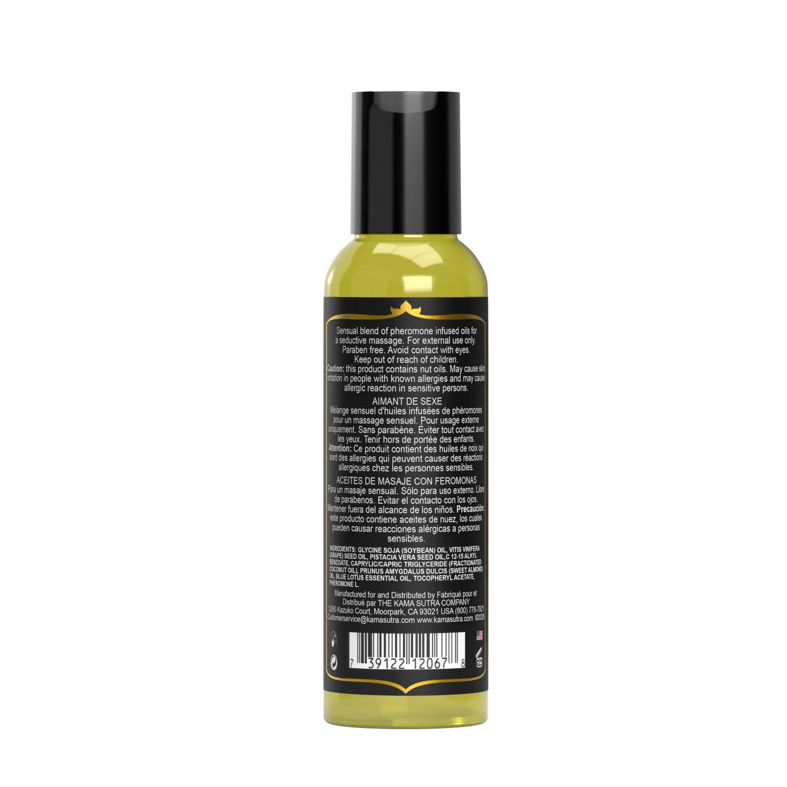 SEX MAGNET Pheromone Massage Oil - Blue Lotus