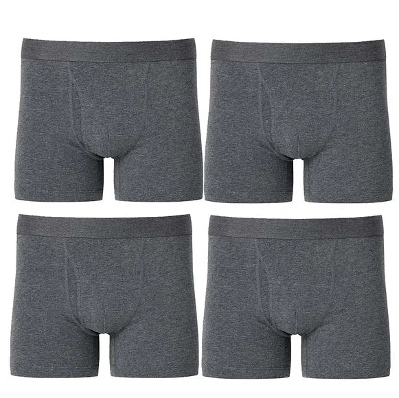 UniQlo Cotton Boxer Briefs (With Front Opening) 479495 Japan best brand