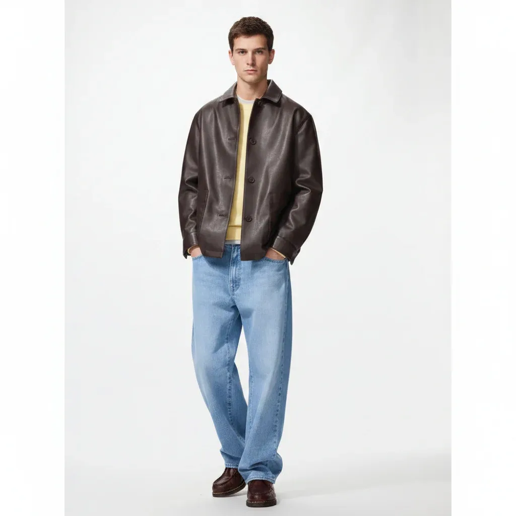 UniQlo Coating Relax Shirt Jacket 487846 Japan best brand