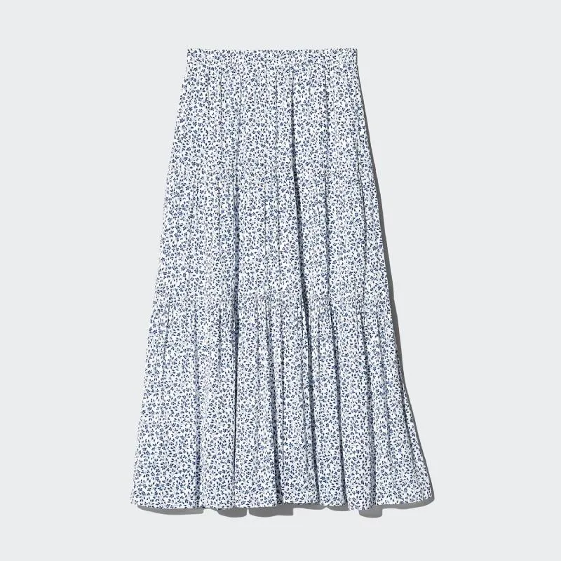 UniQlo Tiered Maxi Skirt 484706 Japan Best Brand