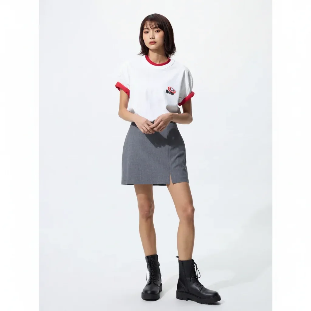UniQlo Magic for All Icons UT Relax Fit T-Shirt – Captain America 488884 Japan best brand