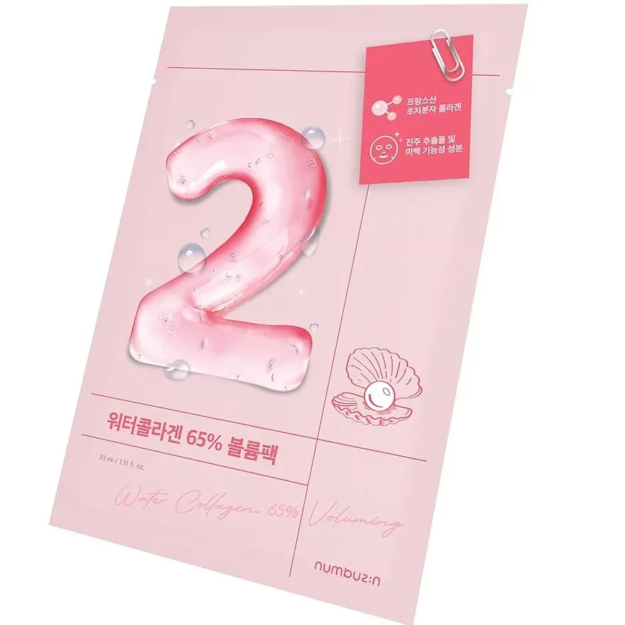 numbuzin No.2 Moisturizing 65% Collagen Sheet Mask (4 Pieces)