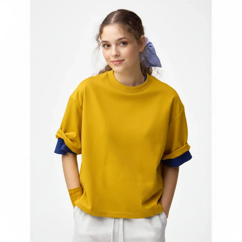 GU Dry Wide T-Shirt (5/4 Sleeve) 356278 Japan best brand