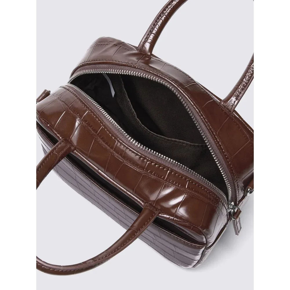 GU Square Boston Bag CL 361178 Japan best brand 18×20×9.5 cm