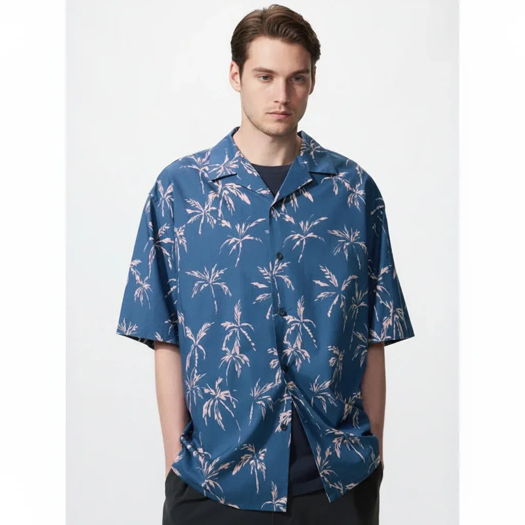 UniQlo Open Collar Shirt 482483 Japan best brand