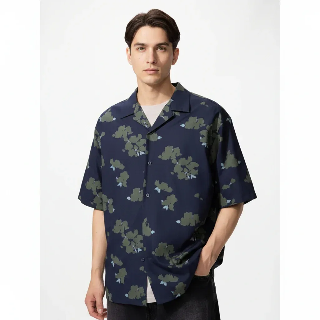 UniQlo Open Collar Shirt 482480 Japan best brand