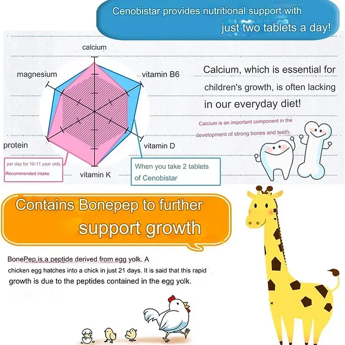 Senobista Growth Supplement for Children 30 days