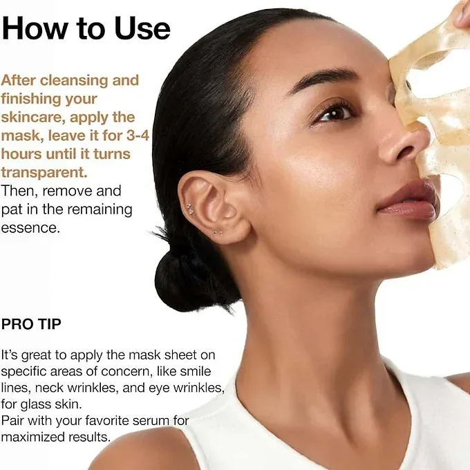 ANUA Rice 70 Grow Collagen Face Pack (4 Sheets)
