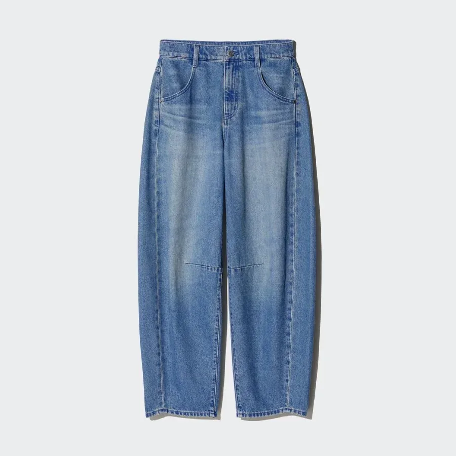 UniQlo Barrel Leg Jeans 480378 Japan best brand