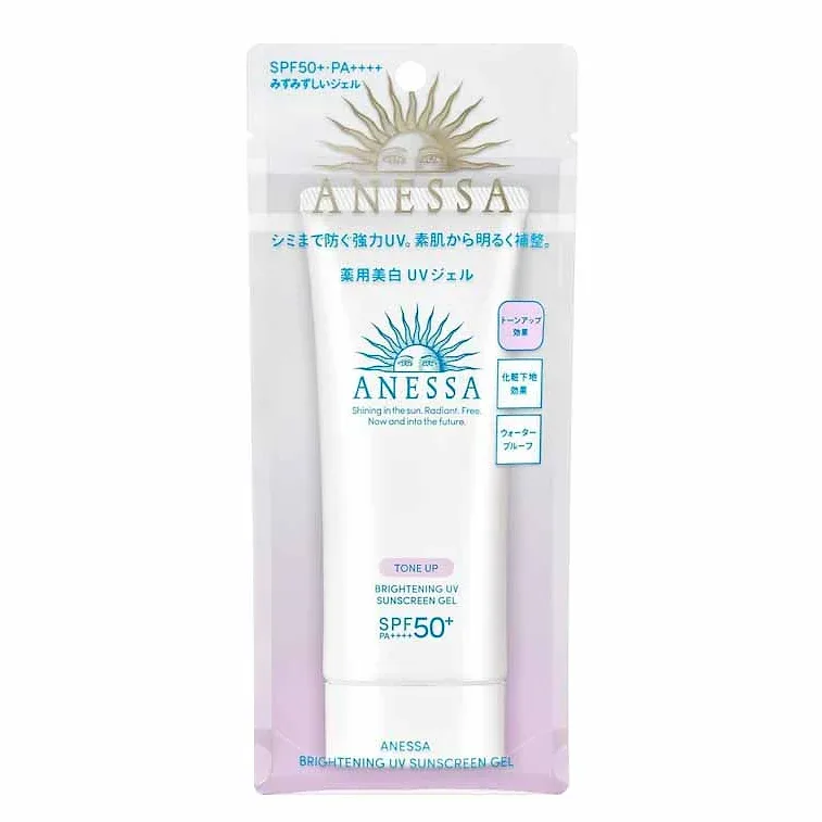 ANESSA Brightening UV Gel – SPF Protection & Whitening | Fruity Floral Scent 90 мл