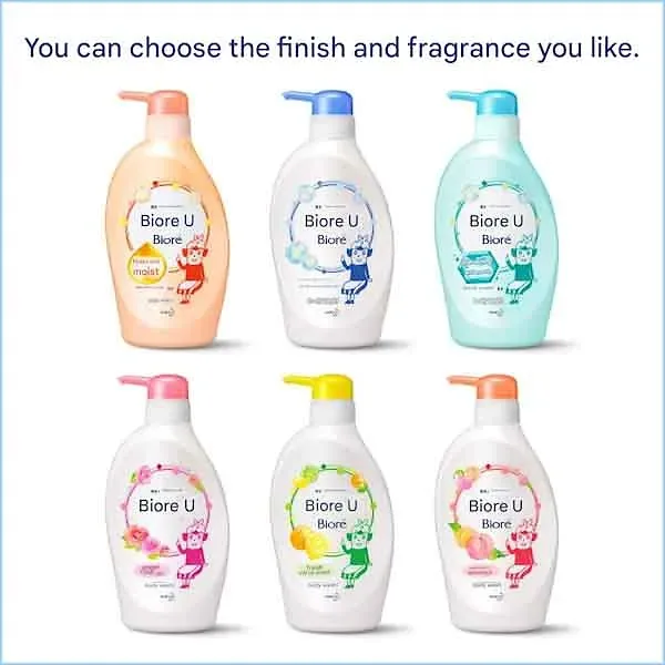 Biore U Moisture Rich Body Wash – Pump Type (480ml)