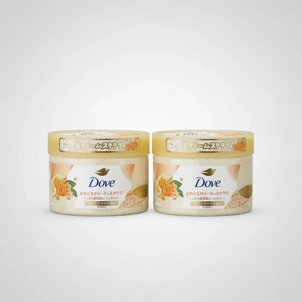 Dove Whipped Creamy Scrub – Osmanthus Scent (Set of 2)