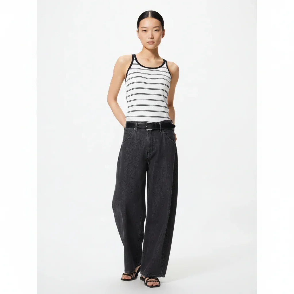 UniQlo Baggy Curve Jeans 479000 Japan best brand