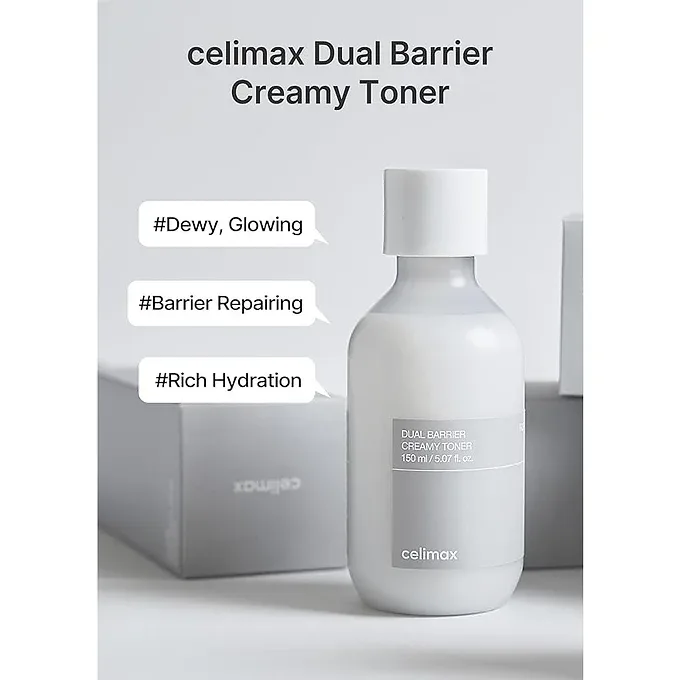 CELIMAX Dual Barrier Cream Toner – 5.1 fl oz (150 ml)