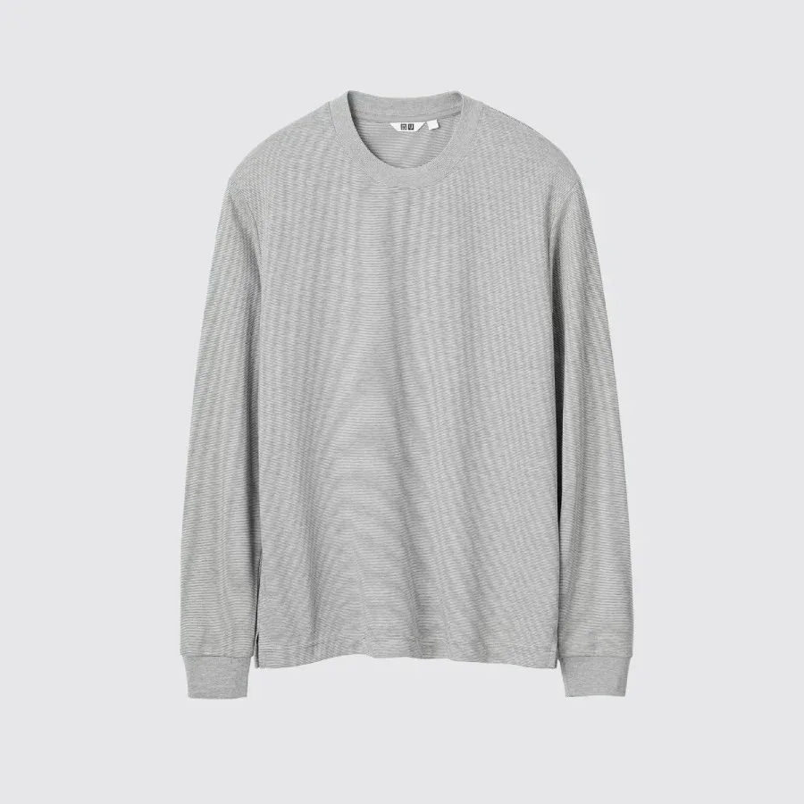 UniQlo AIRism Cotton Border T-Shirt 487505 japan best brand